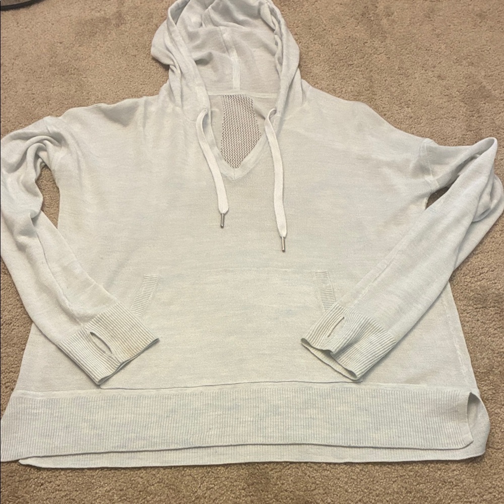 Women's Blue/Gray Lululemon Hoodie Top